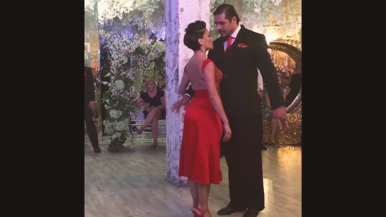 1/2 Veronica Palacios & Omar Quiroga. Adornos Center. Moscow.12.10.2018.Milonga "THE YEAR OF LOVE"