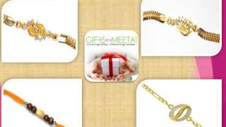 Buy Online Golden Rakhi