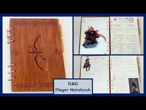 My D&D Journal (Setup and Flip Through)