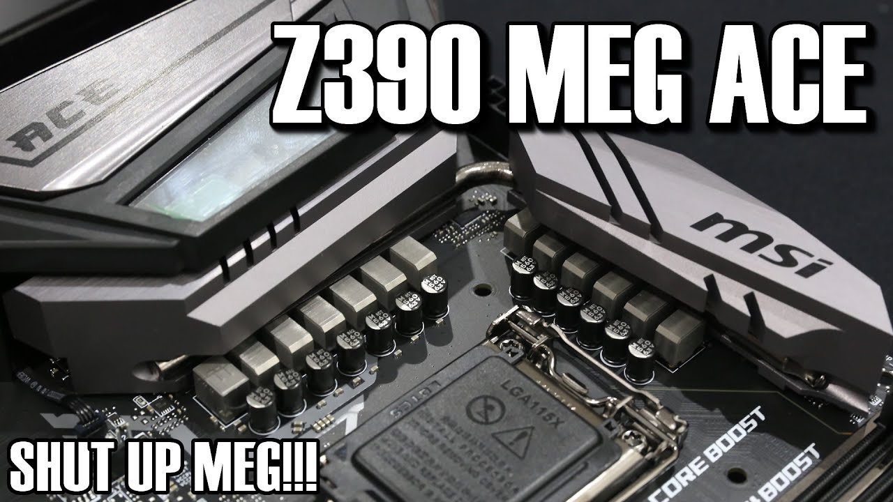 MSI Z390 MEG ACE 9900K Review