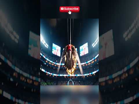 Olympic Falconry: Bird of Prey Flies Through Hoops!