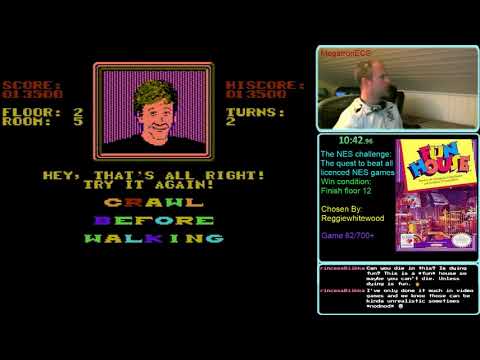 NES Challenge: Game #62: Fun House(part 1)