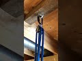 2  Eye bolt & locking carabeaner from Vestibular Training Services - how to install.