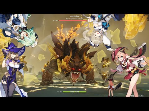 Catalysts supremacy eroding Azhdaha. 【原神】【Genshin Impact】