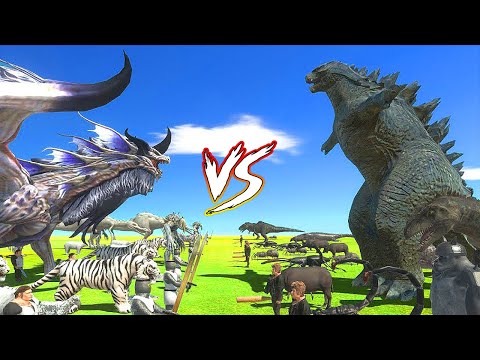 Dark War - KING KONG VS REAL GodZilla - Crush the Bridge or T-rex Will Get You - ARBS