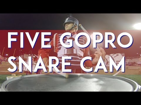 5-GoPro Snare Multicam - 2019 Oak Mountain High School Band Drum Line