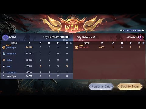 Guild War ( Europe ) 7 Desember 2022 Session 2 - S43 LORDS vs S43 OTTOMAN - Dynasty Legends 2
