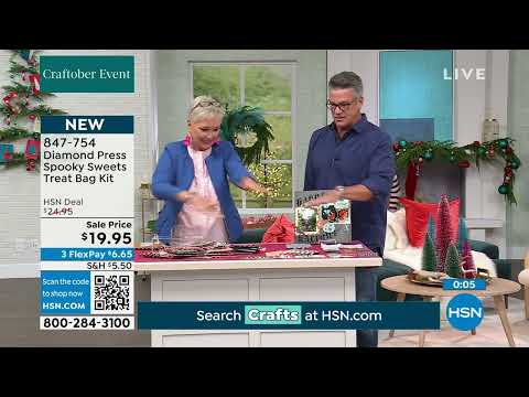 HSN | Craftober Event - Diamond Press Crafts 10.03.2023 - 11 AM