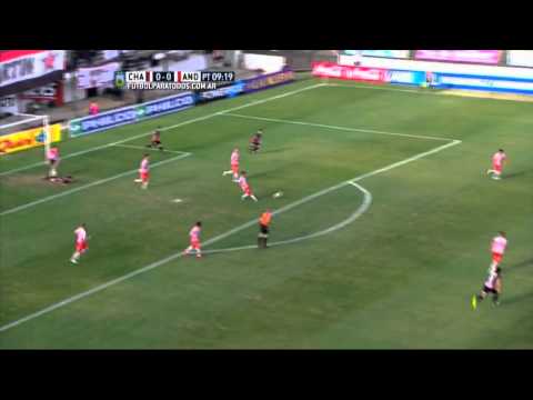 El Piojo lo tuvo de cabeza. Chacarita 0 - Los Andes 0 . Fecha 24. Primera B Nacional 2015. FPT.