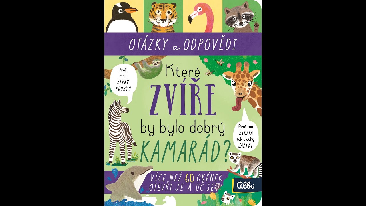 Kniha Ktoré zviera by bolo dobrý kamarát? - predstavenie (video českého ekvivalentu produktu)