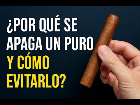 ¿Por qué se apaga un puro y cómo evitarlo? | Tips para una fumada perfecta
