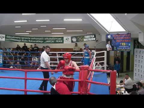 Ryan Gbyl Górnik Sosnowiec vs Dawid Sikora Olimpijczyk Katowice Kategoria Junior waga 64 kg