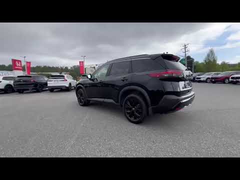 2023 Nissan Rogue AWD SV Midnight Edition in Super Black for sale at Murray Honda in Chilliwack, BC