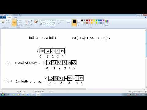 Corejava 28 In Marathi Array Value Insertion