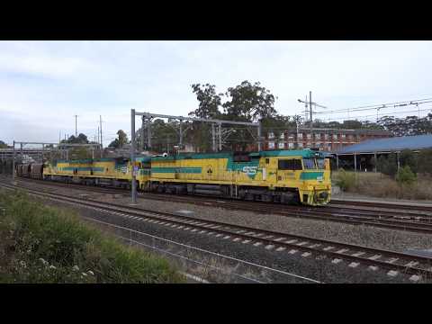 SSR's VP02 loaded coal train and SCT's 6BM9 - 16/9/17