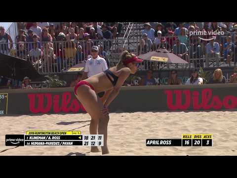 The Crowd Loves This A-Team Rally | AVP Huntington Beach Open 2019