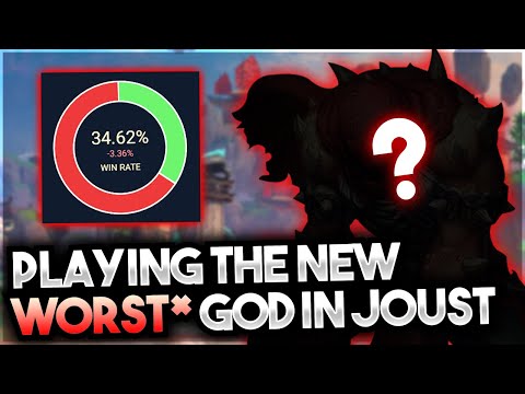 GRANDMASTER PLAYS THE NEW WORST* GOD IN JOUST? MAYBE? - Ranked Joust - Smite
