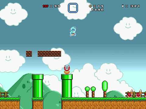 Super Mario Bros. X (SMBX2) Beta 5.2 Custom Level - Edamer Level Tsol A (Reversed Level)