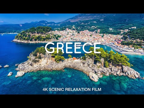 Greece 4K - Scenic Relaxation Film WithCalming Music