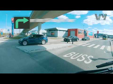 Tillerterminalen KJØREMØNSTER (Ankomst fra Sandmoen & Heimdal)