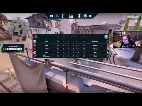 SHROUD REACTS TO Cloud9 Blue vs Luminosity - VCT Challengers NA - (MAP 1, ASCENT) - (FIRST HALF)