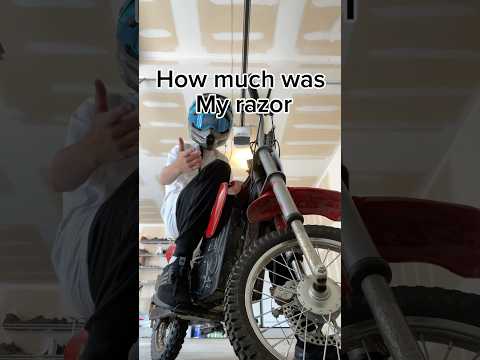 How much did my razor cost #razordirtbike #shorts