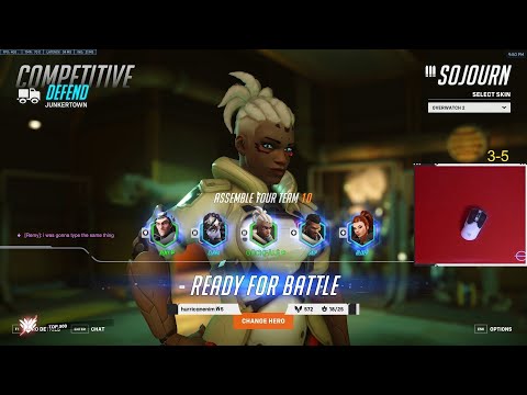 GALE SHOWING HIS NASTY SKILL AS SOJOURN - GAMEPLAY OVERWATCH 2 SEASON 3 TOP 500