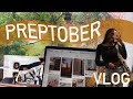 preptober vlog (outlining my new novel!)