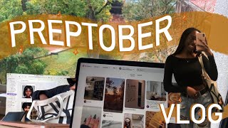 preptober vlog (outlining my new novel!)