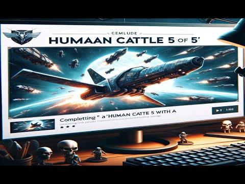 EVE Online Alpha Guide: Completing 'Human Cattle 5 of 5' with a Missile Corax