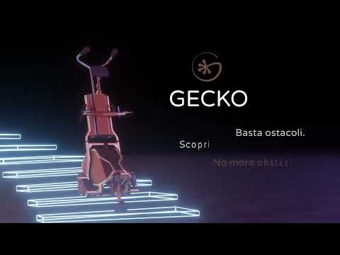 Gecko, il primo e unico montascale a ruote antiribaltamento