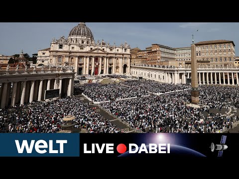 VATIKAN: Papst Franziskus ist tot! Gläubige strömen auf Petersplatz in Rom I WELT LIVE DABEI