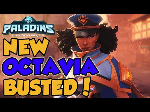 OCTAVIA GAMEPLAY AND BUILD! THIS CHAMPION IS BUSTED! PALADINS SEASON 4