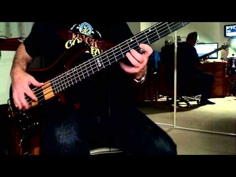 Practicing Bass Workout 4 - Chromatics in key of E - Bass Aerobics - Jon Liebman