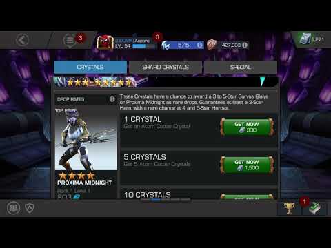 20x Corvus Glaive GrandMaster Crystal Opening! Can I get another 5 star!?