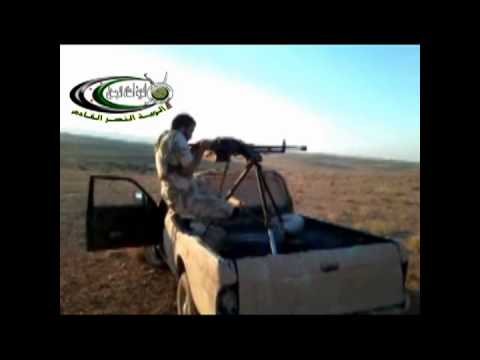 استهداف تحصينات قوات النظام في حاجز الغاز في منطقة جبل شاعر بواسطة رشاش دوشكا من قبل ألوية النصر القادم