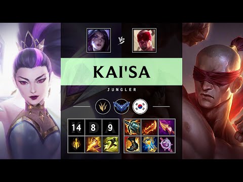 Kai'Sa Jungle vs Lee Sin - KR Diamond Patch 25.19