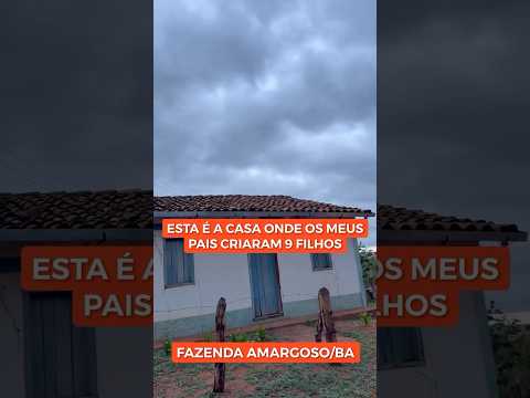 Sim, sou baiana de Presidente Jânio Quadros e esta é a casa onde os meus pais criaram NOVE FILHOS.