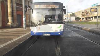 preview picture of video 'Potsdam Tramways Route 91 Bahnhof Pirschheide to Bahnhof Rehbrücke'