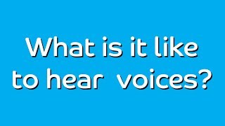 Download lagu What's it like to hear voices? mp3 Download lagu What's it like to hear voices? mp3