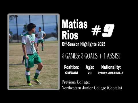 Matias Rios- Updated Highlight Footage 2025