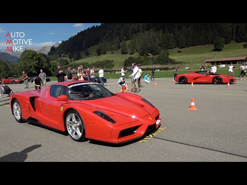 Ferrari LaFerrari vs Ferrari Enzo vs Ferrari 488 Pista