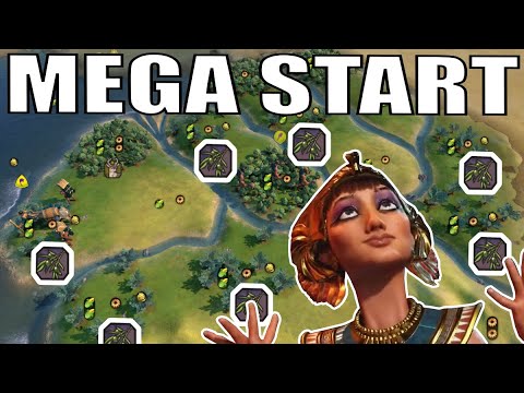 Civ 6 | I Literally Couldn’t Believe My Luck With This Start!!! (#1 Deity Egypt Civilization VI)