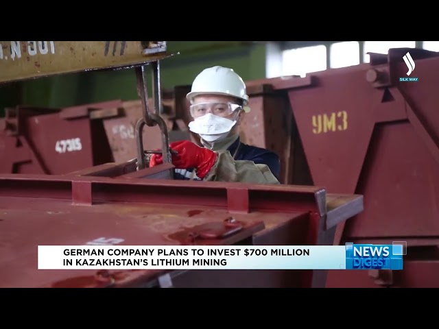 German company plans to invest $700 million in Kazakhstan’s lithium mining