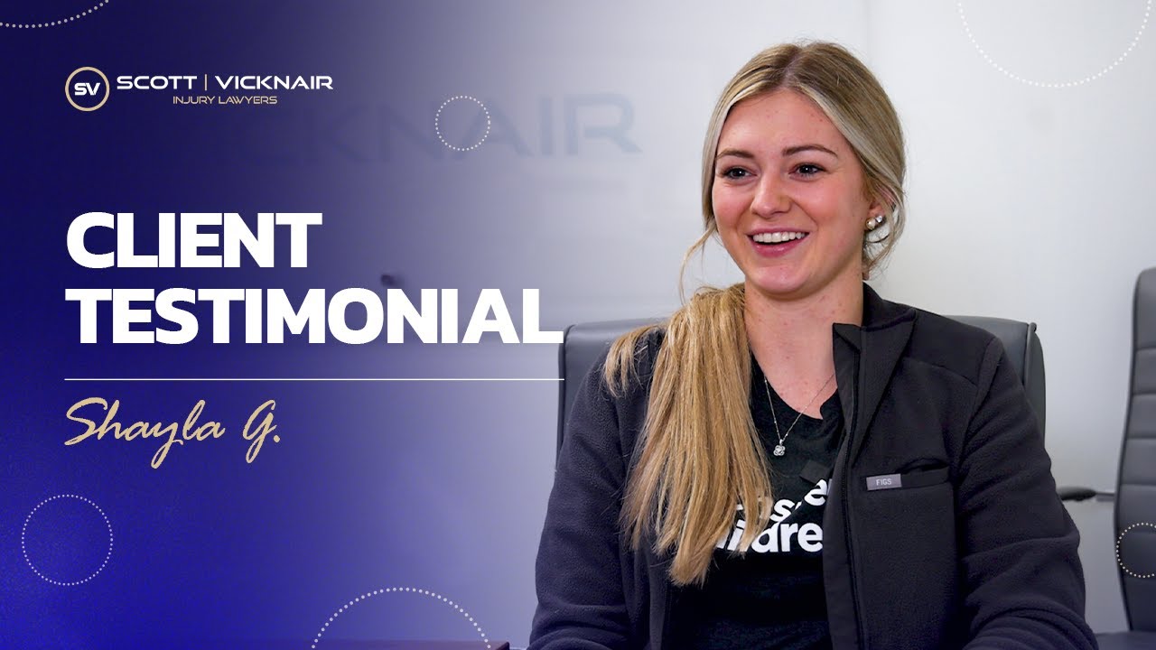 Trust, Care, and Results: Shayla’s Testimonial with Scott Vicknair Injury Lawyers