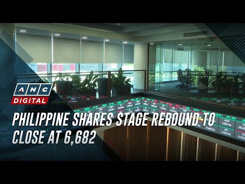 Philippine shares stage rebound to close at 6,682