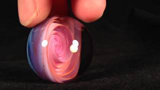 Pink spiral with sphere Opal
