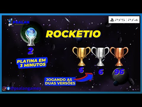 🕹️Rocketio 🏆 Easy Platinum in 3 Minutes 100% Walkthrough (PS4/PS5)