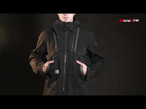 Bunda na motorku Revit Component H2O černá