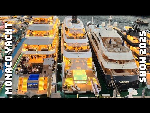 BREATHTAKING MONACO YACHT SHOW 2025 DAY 1 !@emman25MC 